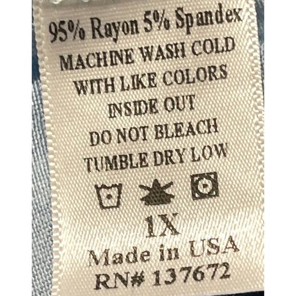 Curvy Couture Sleep Shirt Women Plus Size 1X Blue Be A Mermaid Make Waves STAIN - Picture 7 of 7